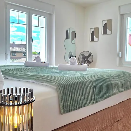 Design I Haus Mit 3 I Beheizter Swimming-pool I Finnische Sauna Mit Holz I Boxspring I Parkplaetze Apartament Lahr (Baden-Wurttemberg)