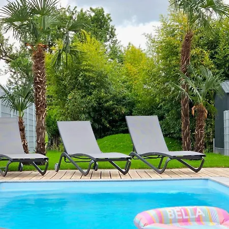 Design I Haus Mit 3 I Beheizter Swimming-pool I Finnische Sauna Mit Holz I Boxspring I Parkplaetze *